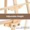 Easel Stand for Painting, Adjustable Wooden Easels for Painting Canvas Up to 42", Folding Art Easel for Drawing, Wedding Sign and Poster, Suitable for children and adults.
